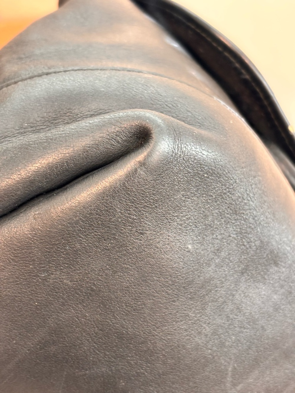 COACH 1997 Vintage Daypack Black Leather Mini Backpack with Gold Turnlock $695+ - Picture 8 of 16